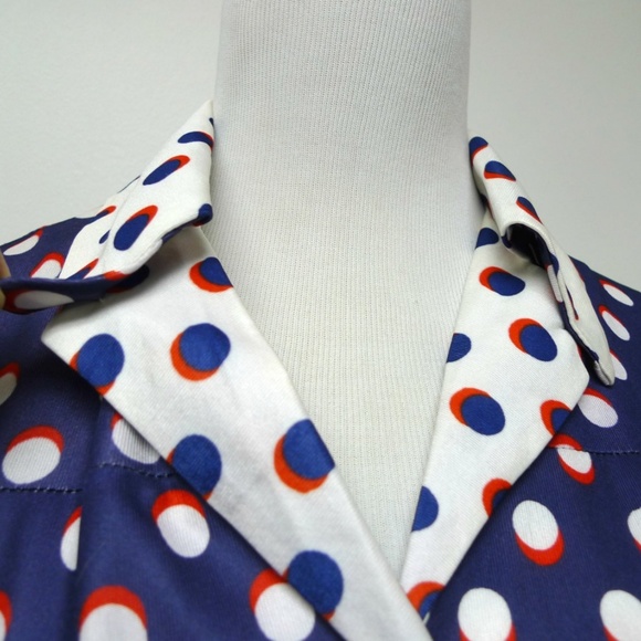 VTG 60s Cabot dotted button down shirt - Picture 4 of 5